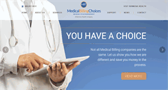 Desktop Screenshot of medicalbillingchoices.com