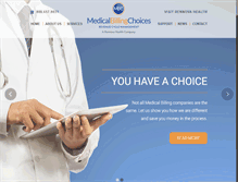 Tablet Screenshot of medicalbillingchoices.com